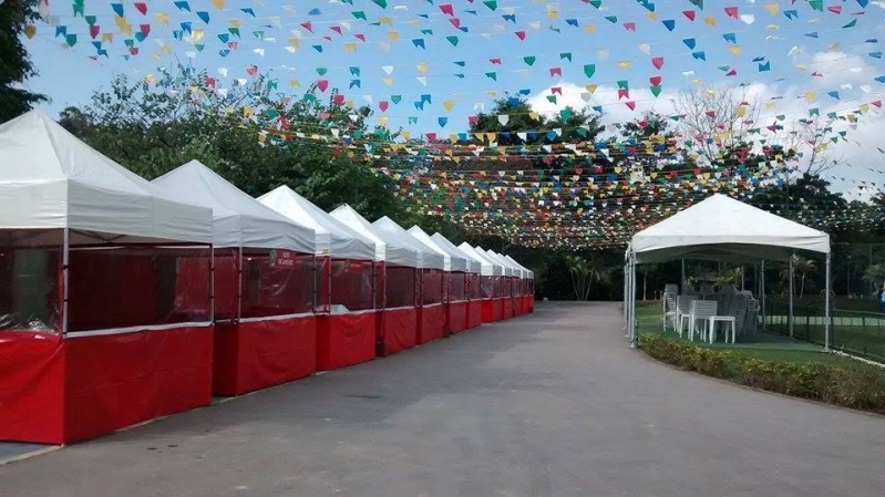 Tenda Sanfonada com Balcão Preço Parque São Domingos - Tenda de Balcão