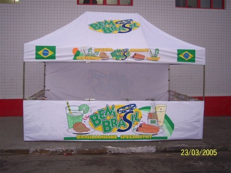 Tendas Balcão 4x5 Preço Serra da Cantareira - Tenda Balcão Personalizada