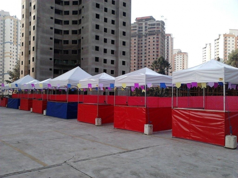 Cobertura de Tenda Sanfonada Parque do Carmo - Tenda Cobertura para Festas