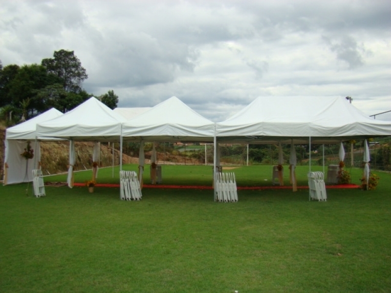 Cobertura para Festa de Casamento Preço Santana de Parnaíba - Tendas e Coberturas para Eventos