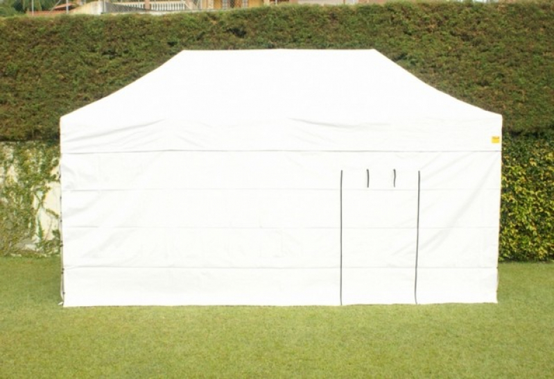Tenda Branca Fechada Embu Guaçú - Tenda com Proteção Lateral