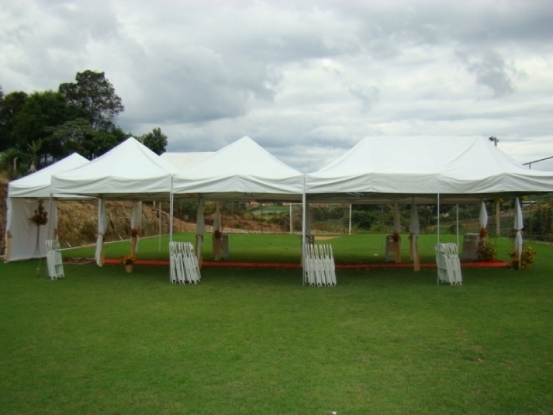 Tenda Cobertura para Festas Embu das Artes - Tenda Cobertura Piramidal