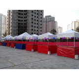 quanto custa tenda sanfonada para feira Osasco